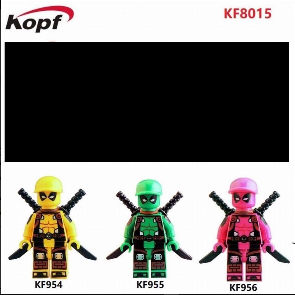 Deadpool Mercs for Money Brick Mini Figures, Hobbies & Toys, Toys ...