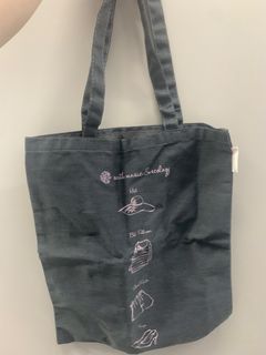 Earth Music & Ecology 灰色 tote bag 連粉紅色pouch64245520467202110