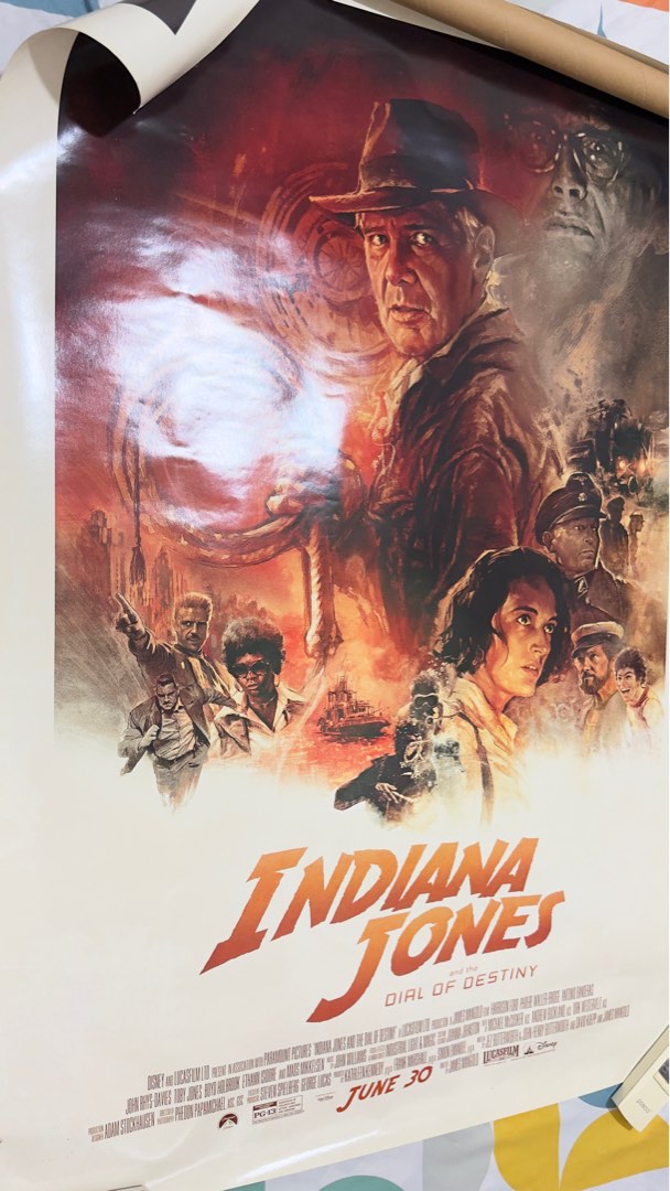 Indiana Jones & the Dial of Destiny Original Movie Poster DoubleSided — free download