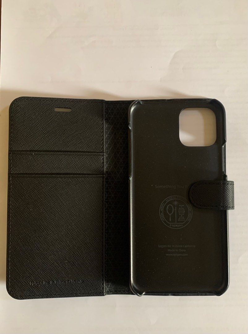 IPhone 11 Pro Wallet Case. Original. (Category: Cases & Sleeves) located in Pasig City. Submitted by stylestash (Listing ID 1360254245, Image 3). Description: *Original Spigen *Heavy duty *Original price Php 1500 Buying Policies: * Payment: * We accept GCash only. * Send a payment screenshot. * Payment required before shipping. * Returns: * All sales final. * No refunds or returns. * Review item details before purchase. * Communication: * Reach o