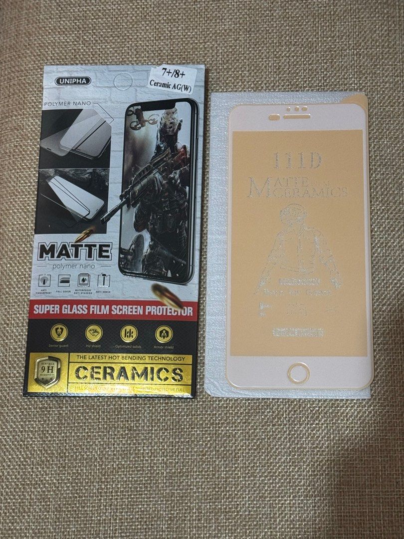 Iphone 7+/8+ Ceramic Screen Protector (Category: Other Mobile & Gadget Accessories) located in Manila. Submitted by ideclutteranything (Listing ID 1361087391, Image 1). Description: Bnew Ceramic Screen Protector Iphone 7+/8+ .