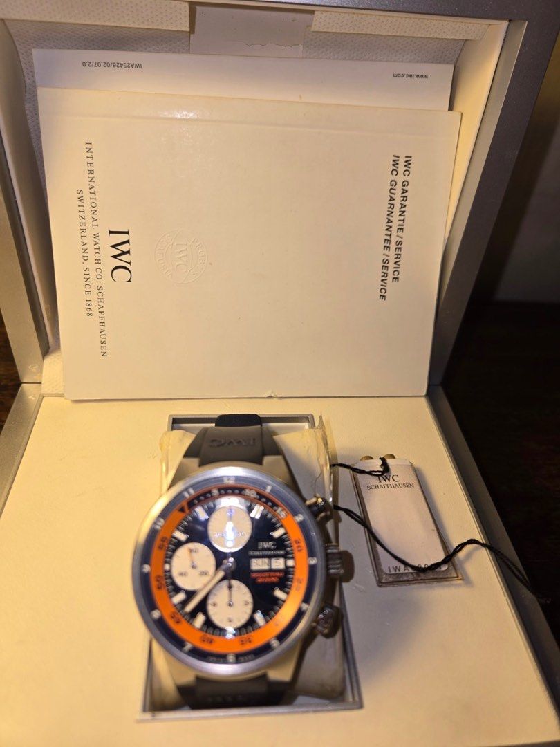IWC Aquatimer Cousteau Divers 2004 (Category: Luxury Watches) located in Pasig City. Submitted by Watchaholics (Listing ID 1361164666, Image 2). Description: IWC Aquatimer Cousteau Divers 2004 -Ref IWC378101 -Year model 2004 -43mm -9.5/10 condition -complete set For 210k You may DM or contact @ 09615077138 Thanks admin😉.