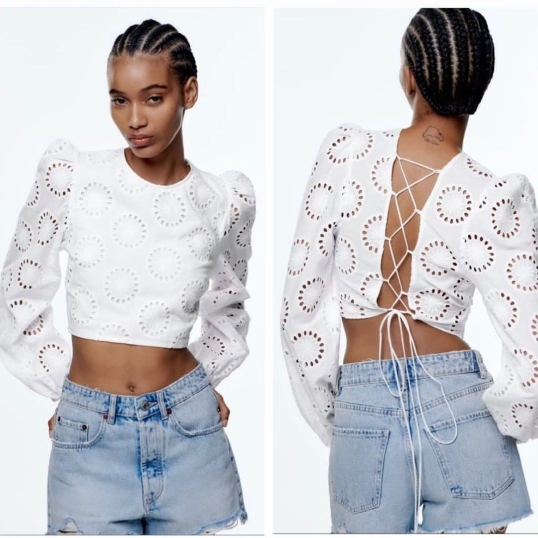 LF Zara long sleeve cut work top (Category: Longsleeves) located in Davao. Submitted by ericka08 (Listing ID 1361135005, Image 1). Description: If you this in size XS please pm me. 🩷.