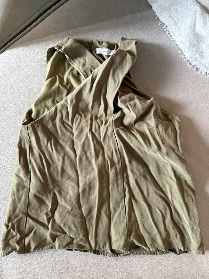 Mango set crisscross top and shorts (Category: Sets or Coordinates) located in Taguig. Submitted by cmcloset77 (Listing ID 1361062952, Image 2). Description: Selling as a set. Crisscross top is small. The shorts is XS but a bit loose. Used once only.