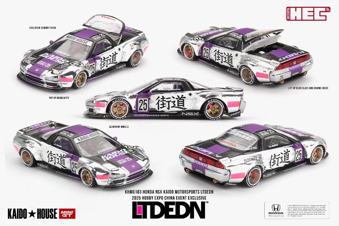 MINI GT KAIDO HOUSE Honda NSX Kaido Motorsports LTDEDN