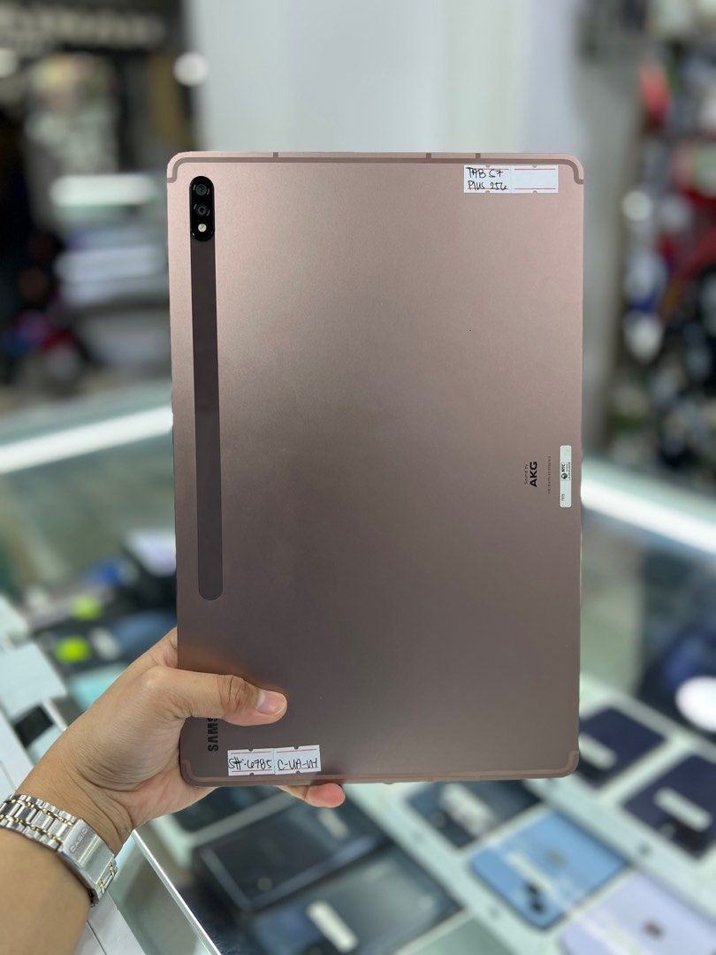 Samsung Tab S7 Plus 256gb With Sim No Issue (Category: Android) located in San Juan City. Submitted by aynaagadgets (Listing ID 1361065788, Image 1). Description: FOR SALE | TRADE / SWAP PASS SA MGA SCAMMERS / THIRD PARTY (RFS: Buy and Sell) SAMSUNG S7 PLUS 256GB WITH SIM ⬇️DETAILS⬇️ •256 GB (Other storage is also available) •With Sim (Other Variant is still available but price may vary) •Burgundy (Other color is also available but price may vary