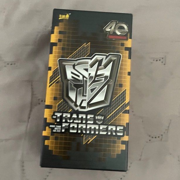 Transformers 40th mini figures gold and regular boxes (Category: Toys & Games) located in Singapore. Submitted by 0warrior0 (Listing ID 1349660916, Image 1). Description: Brand new unopened blind box - 2 types, gold and regular boxes. Transformers mini figures made by Kayou. Comes with a trading card inside the box! I have 18 regular boxes and 2 only gold boxes as they are very rare. $18 for the regular, $25 for the gold boxes. Hurry before they 