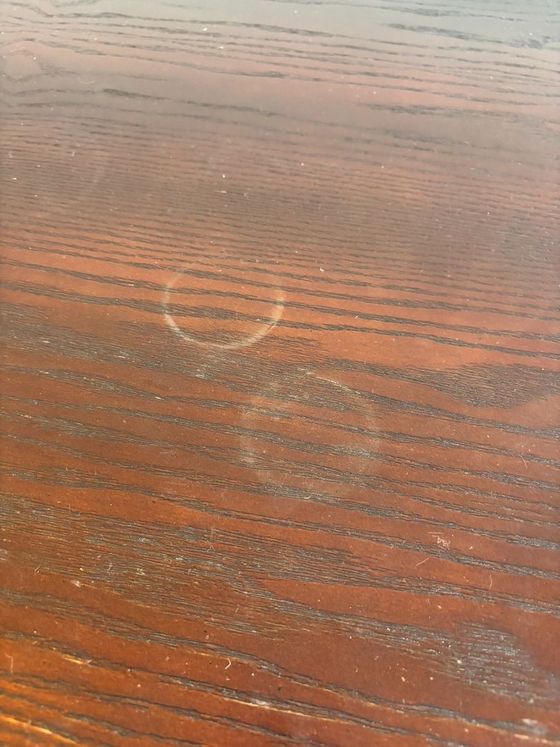 Walnut study table (Category: Tables & Sets) located in Singapore. Submitted by fossiled_freak (Listing ID 1361170152, Image 3). Description: Preloved study table made of sturdy wood Comes with spacious drawer Has signs of wear (water marks and scratches) Length 145cm Depth 50cm Height 75cm Viewing possible after office hours, or on weekends Self pick up or arrange delivery at own expense.