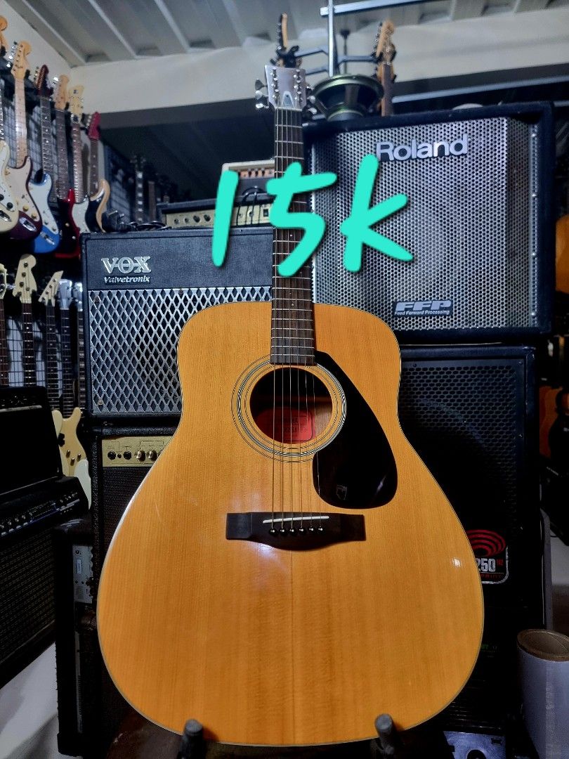 Yamaha acoustic guitar (Category: Musical Instruments) located in Binan City. Submitted by jamrock.music (Listing ID 1361140958, Image 2). Description: "JAMROCK MUSIC STORE" JAPAN MUSICAL INSTRUMENTS location📍ST FRANCIS 7 SAN ANTONIO BIÑAN LAGUNA 📌pin@waze/googlemap JAMROCK Music store st paul project 4 biñan laguna the shop is closed by appointment for pick up only.please let us know if you are coming..