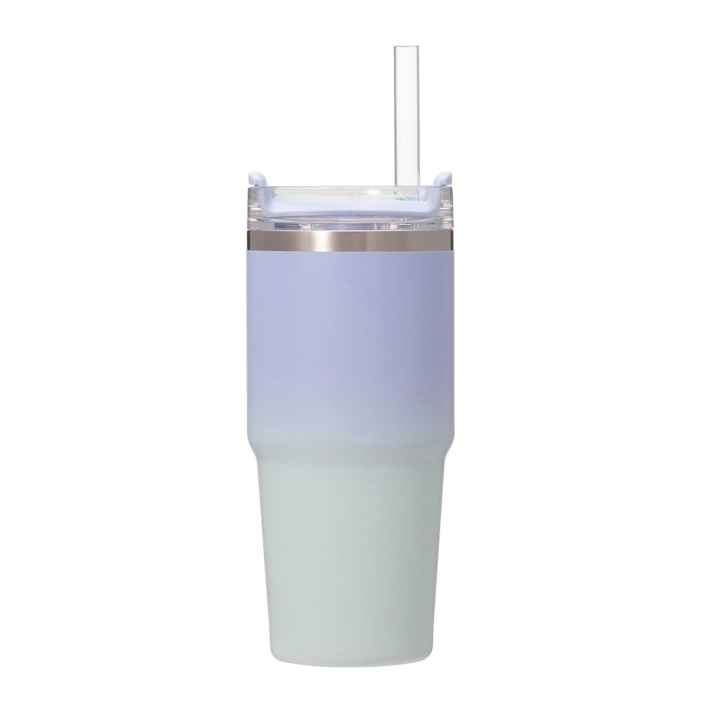 Starbucks Japan 3WAY Stainless Steel Tumbler STANLEY Blue Gradient 414ml (Category: Water Bottles & Tumblers) located in Singapore. Submitted by konnichiwaaa (Listing ID 1361338369, Image 2). Description: By rotating the cover part of the lid, you can use it in three ways: "drink directly", "drink through a straw", or "close the mouth", making it a versatile tumbler that can be used in a variety of situations. The straw base has a silicone cover 