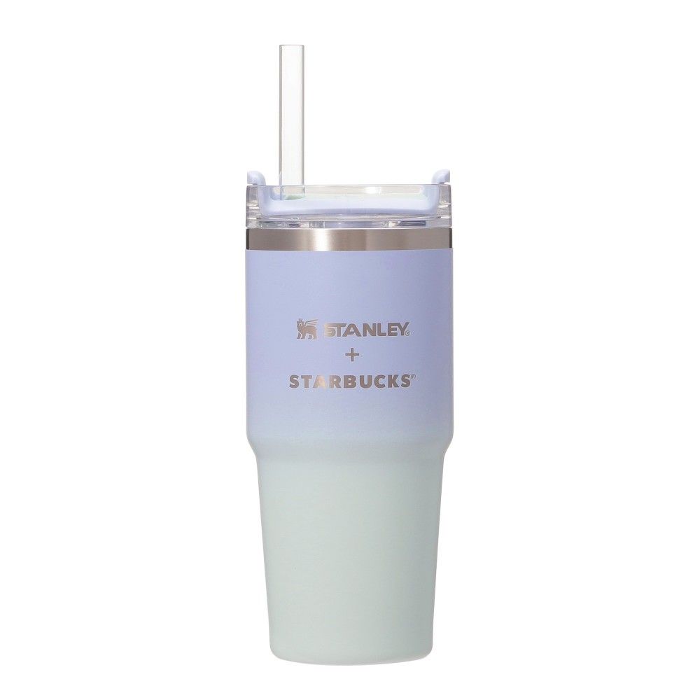 Starbucks Japan 3WAY Stainless Steel Tumbler STANLEY Blue Gradient 414ml (Category: Water Bottles & Tumblers) located in Singapore. Submitted by konnichiwaaa (Listing ID 1361338369, Image 1). Description: By rotating the cover part of the lid, you can use it in three ways: "drink directly", "drink through a straw", or "close the mouth", making it a versatile tumbler that can be used in a variety of situations. The straw base has a silicone cover 