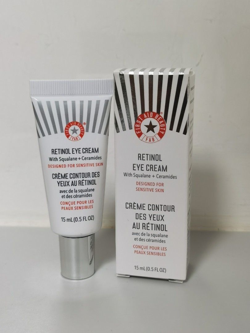 First Aid Beauty FAB Retinol Eye Cream 眼霜• 15ml. A multi-action eye ...