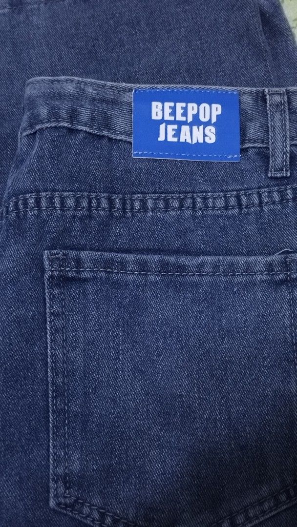 Beepop Blue Baggy Jeans (Category: Jeans) located in San Juan City. Submitted by likejimihendrix (Listing ID 1361284751, Image 2). Description: Beepop Blue Baggy Jeans Classic Blue Colorway Brand new! still have tags but cut already from pants (can send proof) Size 32 Length 40" Leg Opening 12" RFS: size too big, got new pair with right size Negotiable. PM for more pics.