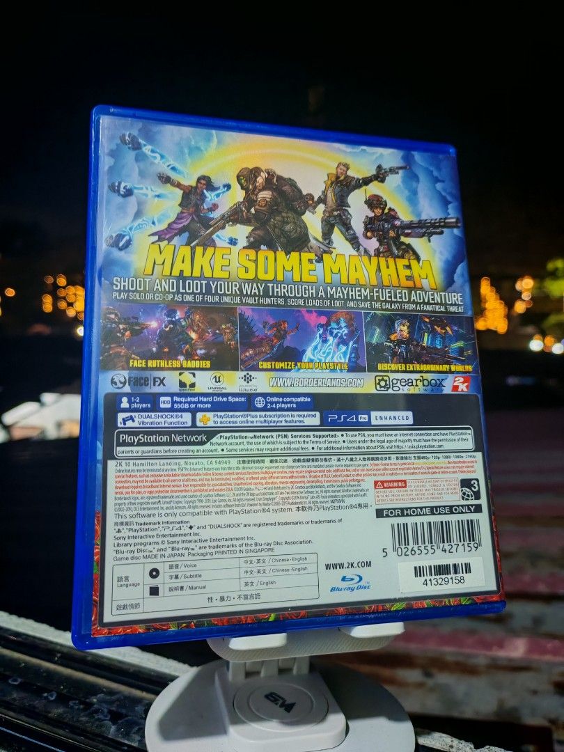 BORDERLANDS 3 PS4 (Category: PlayStation) located in Santa Rosa. Submitted by tristanmunoz (Listing ID 1361347223, Image 2). Description: For sale or trade Php750 If trade strictly in my place Borderlands 3 by 2K with manual R3 Rfs: Decluttering Can do video call Lalamove SDD c/o buyer (Gcash or COD payment) Meetup/Pickup: Sta. Rosa Dita Rotonda, Jollibee Golden City, 711 Balibago, Cabuyao Bayan or Biñan area every weekends.