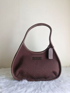 COACH Mini Neo Ergo Neoprene Choco brown Rare y2k vintage