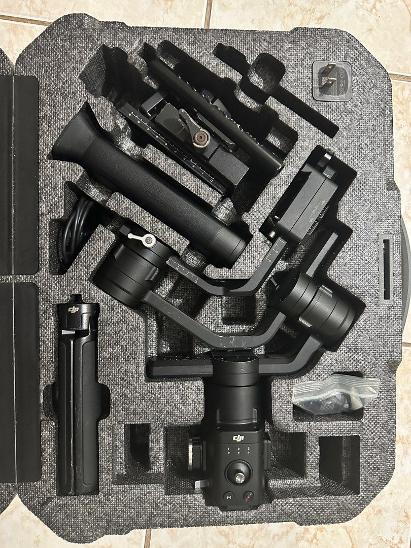 DJI Ronin-S Gimbal Stabilizer (Category: Video Cameras) located in Pasig City. Submitted by aji.aji (Listing ID 1361349575, Image 1). Description: DJI Ronin-S Accessories Carrying case Freebie: PGYTech + Ulanzi handle Used but well taken care of. Pick-up in Manggahan, Pasig GrabExpress/Lalamove c/o buyer .