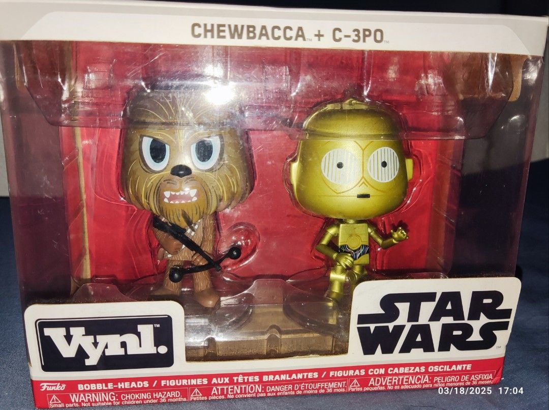 Funko Vynl Chewbacca and C-3PO (Category: Figurines & Statues) located in Manila. Submitted by sha_funkopops (Listing ID 1361250781, Image 1). Description: preloved 2nd hand condition: 8/10 ships from Taguig at your courier of preference Grab or Lalamove MOP: GCsh, Shopepay, Seabnk or BPI kindly pay prior shipment thanks Thank you and God bless!.