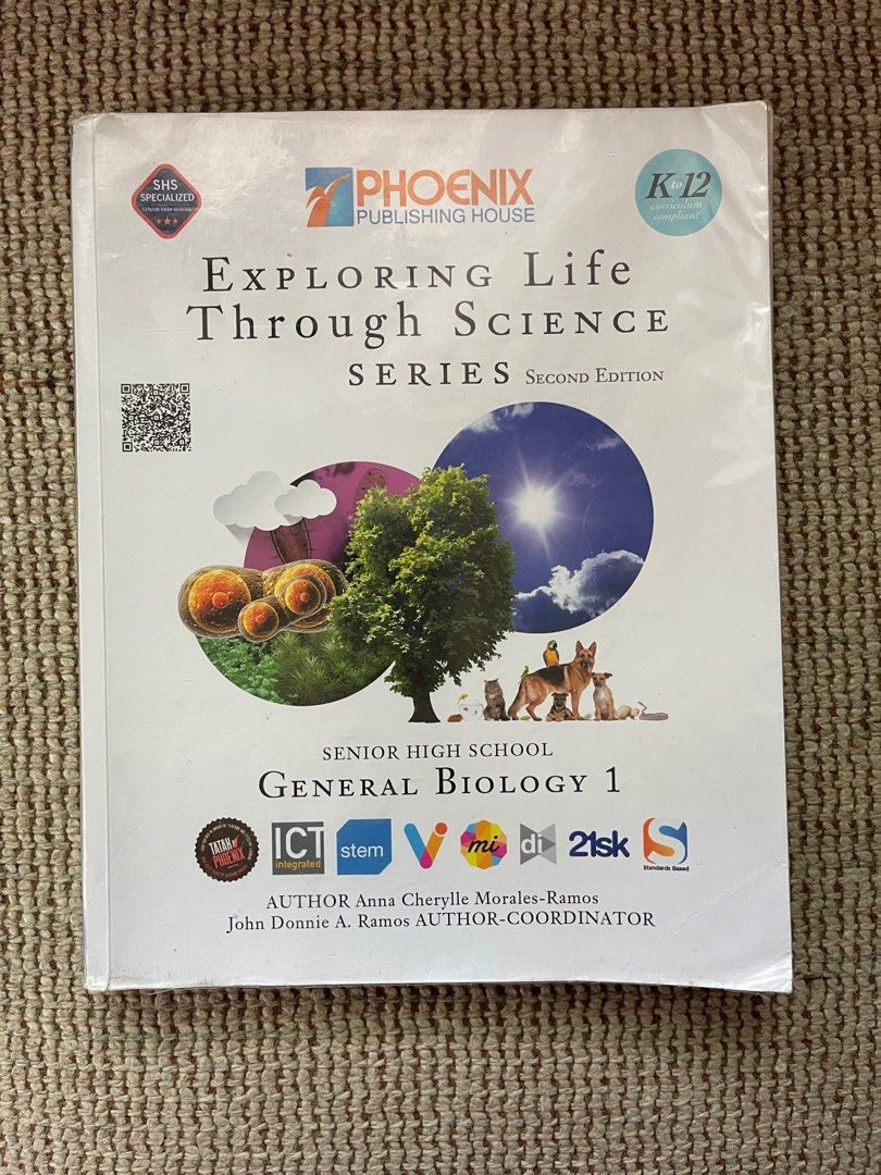 General Biology 1 Book Phoenix Publishing (Category: Textbooks) located in Nagcarlan. Submitted by inya_ (Listing ID 1361238788, Image 1). Description: General Biology 1 Phoenix Publishing - bought online secondhand - well used - with pencil annotations Mode of Payment: GCash or Cash on Delivery Mode of Shipping: LBC, J&T, Lalamove, or Flash Express Please message me for your questions, thank you!.