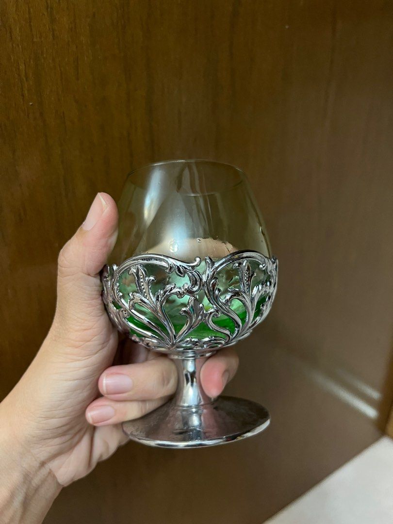 Goblets (Category: Other Kitchenware & Tableware) located in Kuala Lumpur. Submitted by qlynn13 (Listing ID 1361277049, Image 3). Description: Glass and metal goblets Vintage style .