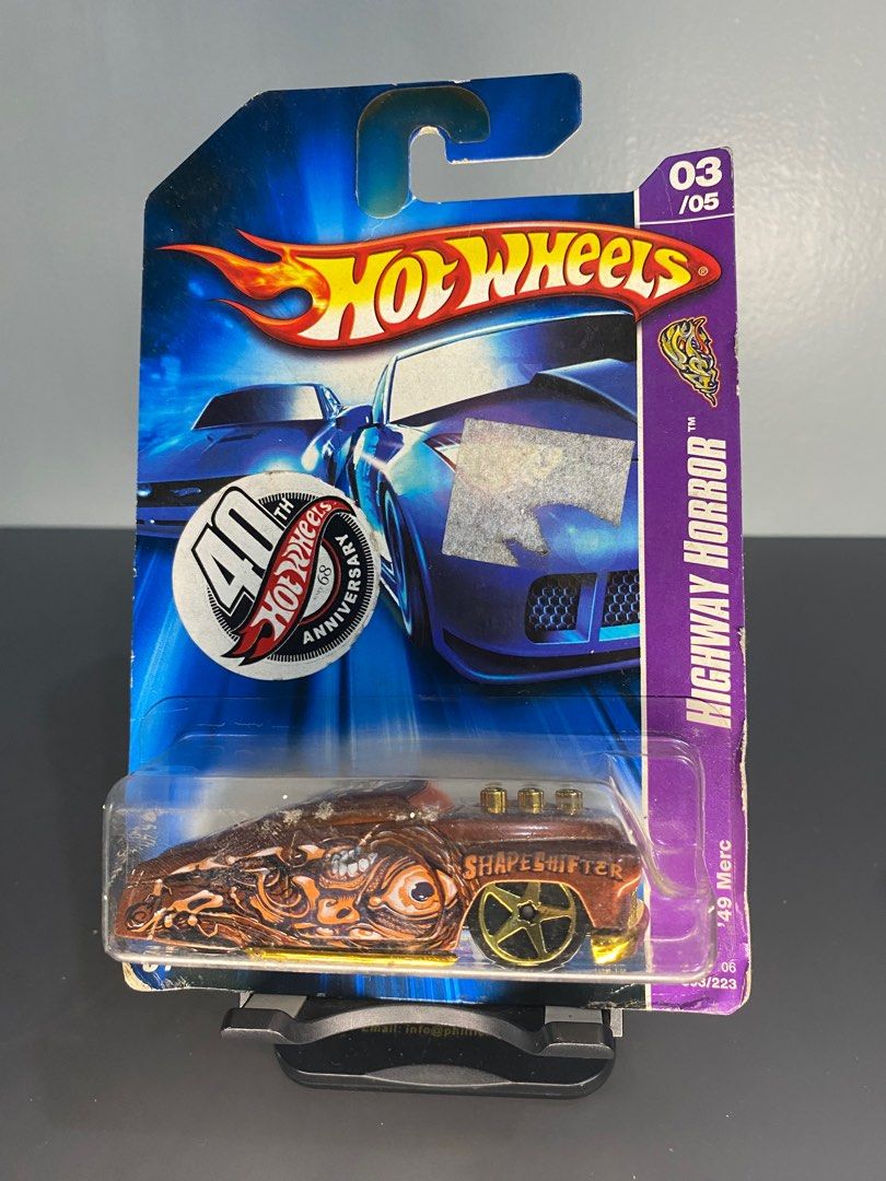 Hot Wheels Highway Horror 49 Merc (Category: Vehicle & Diecast Models) located in Pasig City. Submitted by yangstunnatcg (Listing ID 1361213325, Image 1). Description: Hot Wheels Highway Horror 49 Merc MOP: Gcash/Bank transfer/SeaBank/CIMB/KOMO/UNO/GoTyme MOD: Lalamove/Grab Express/LBC.
