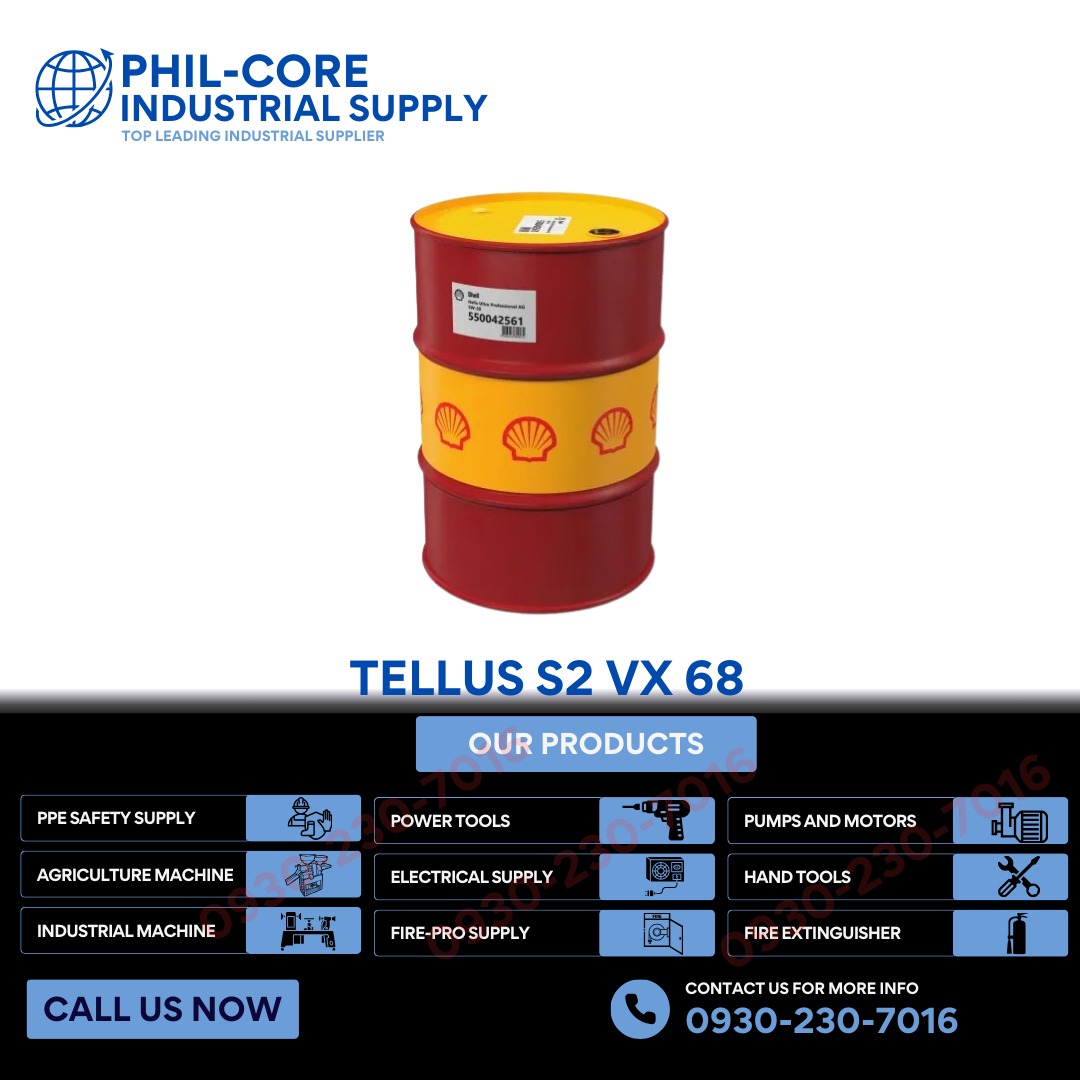 Hydraulic Oil Tellus S2 VX 68, Boost Hydraulic System Lifespan with ...