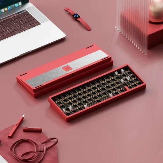 Instock 🌟 Lucky65 V2 Barebones Kit for Custom Build Mechanical Keyboard Add on Linear Switches and Keycaps Aluminium VIA QMK Compatible62863059218178111