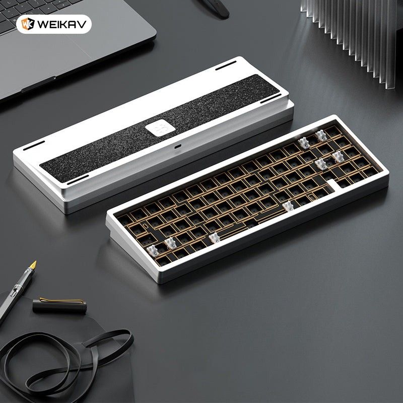 Instock 🌟 Lucky65 V2 Barebones Kit for Custom Build Mechanical Keyboard Add on Linear Switches and Keycaps Aluminium VIA QMK Compatible628630592181781126