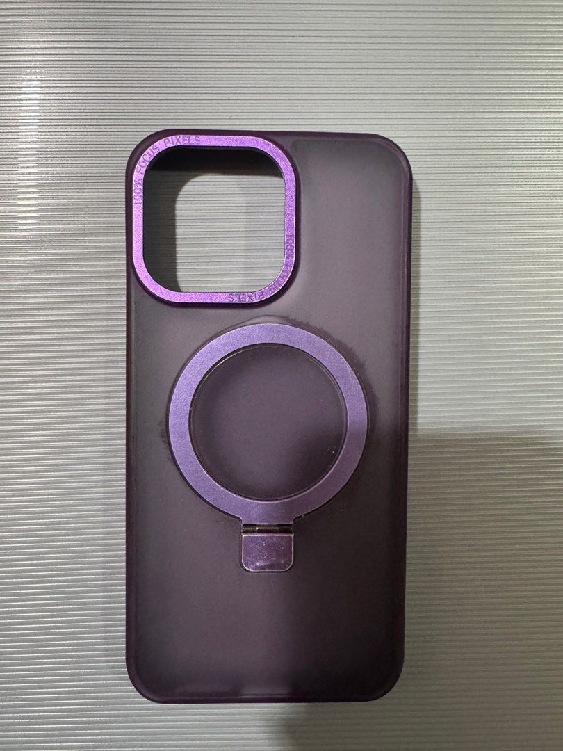 iPhone 15 pro max case (Category: Cases & Sleeves) located in Quezon City. Submitted by mkstudio88 (Listing ID 1361316886, Image 1). Description: Bought in US last year Color: Purple .
