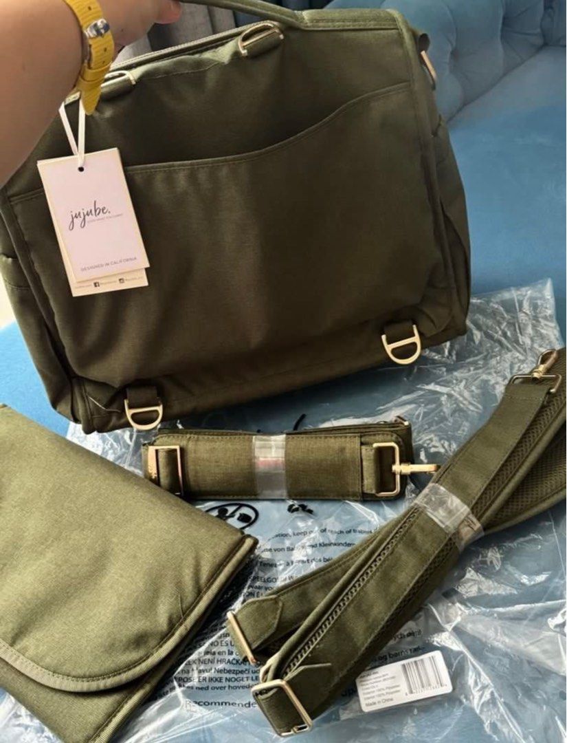 Jujube BFF Olive Green (Category: Other Babies Going Out Needs) located in Santa Rosa. Submitted by miqboutique (Listing ID 1361293469, Image 3). Description: Jujube BFF Olive Green ₱4,899 only •Ready to ship •Guaranteed Original •Open for layaway Fb page: Miq's Boutique.