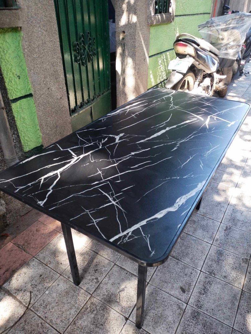 Marble Foldable table (Category: Tables & Sets) located in Manila. Submitted by dolorchris69891 (Listing ID 1361302951, Image 2). Description: ✅ FOLDABLE TABLE ✅ YAYAMANIN TABLE ✅STUDY TABLE ✅ DINING TABLE 80x40cm 🖍️ MARBLE BLACK 🖍️ MARBLE WHITE 🖍️ MAPLE 🏷️1250 100x60cm 🖍️ MARBLE BLACK 🖍️ MARBLE WHITE 🖍️ MAPLE 🏷️1350 120x40cm 🖍️ MARBLE BLACK 🖍️ MARBLE WHITE 🖍️ MAPLE 🏷️1450 120x60cm 🖍️MARBLE BLACK 🏷️1550.