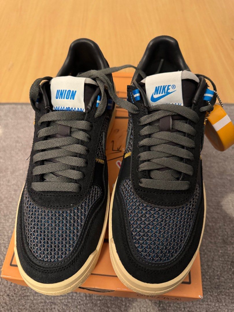 Nike Union LA x Field General Black (Category: Sneakers) located in Makati City. Submitted by spck31 (Listing ID 1361335052, Image 1). Description: WTS: Nike collab with Union LA x Field General in Black colorway Size US 7.5 Mens (can fit Size 8 due to wide toe box) Brand new, never fitted Bought from GOAT RFS: Offloading collection GCash/Bank Transfer only No provincial transactions for now.
