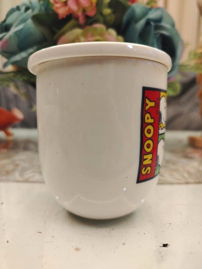 Peanuts Snoopy Teacup Mug w/ Lid (Category: Coffee & Tea Tableware) located in San Fernando. Submitted by jpmarketplace2023 (Listing ID 1361264249, Image 2). Description: 💚 All items are authentic from Japan. 💛 MOP: GCash (❌️ GCash Protect) 🩵 MOD: LBC only (❌️ S. Checkout, COD, COP) 💙 Meet-up: Vista Mall, San Fernando, Pampanga 💜 All items are on-hand. 🧡 First to pay gets the item first. ❤️ Breakable items are packed with care and caution. 