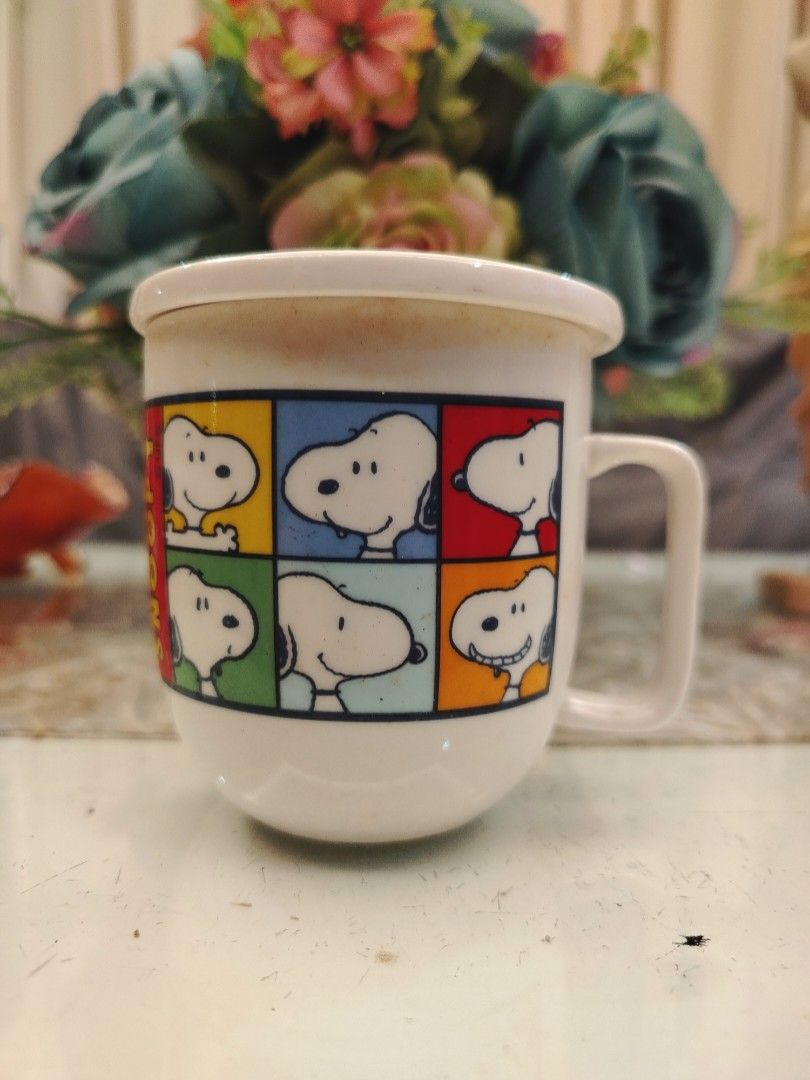 Peanuts Snoopy Teacup Mug w/ Lid (Category: Coffee & Tea Tableware) located in San Fernando. Submitted by jpmarketplace2023 (Listing ID 1361264249, Image 1). Description: 💚 All items are authentic from Japan. 💛 MOP: GCash (❌️ GCash Protect) 🩵 MOD: LBC only (❌️ S. Checkout, COD, COP) 💙 Meet-up: Vista Mall, San Fernando, Pampanga 💜 All items are on-hand. 🧡 First to pay gets the item first. ❤️ Breakable items are packed with care and caution. 