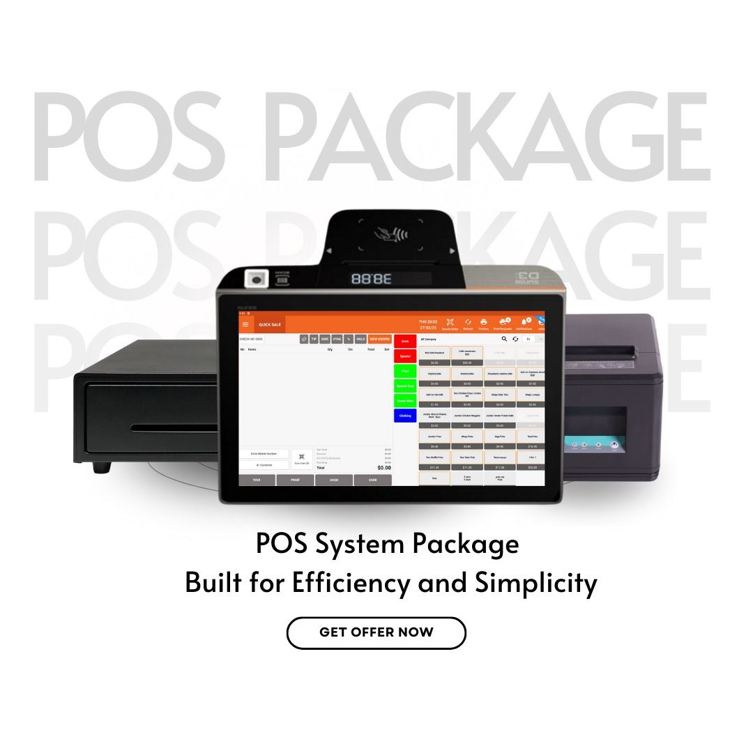 Premium POS System | Point of Sale | POS Machine | Cash Register (Category: Office & Business Technology) located in Singapore. Submitted by snatchtable (Listing ID 1361216732, Image 1). Description: 🚀 Speed Up Transactions & Keep Orders Organized Designed for fast-paced environments, this POS system offers seamless transactions, reliable performance, and an intuitive interface—making daily operations smoother and more efficient. 📦 What’s Inclu