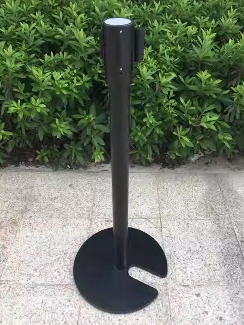 Retractable Queue Pole Stand Stainless Steel Crowd Control Barrier ...