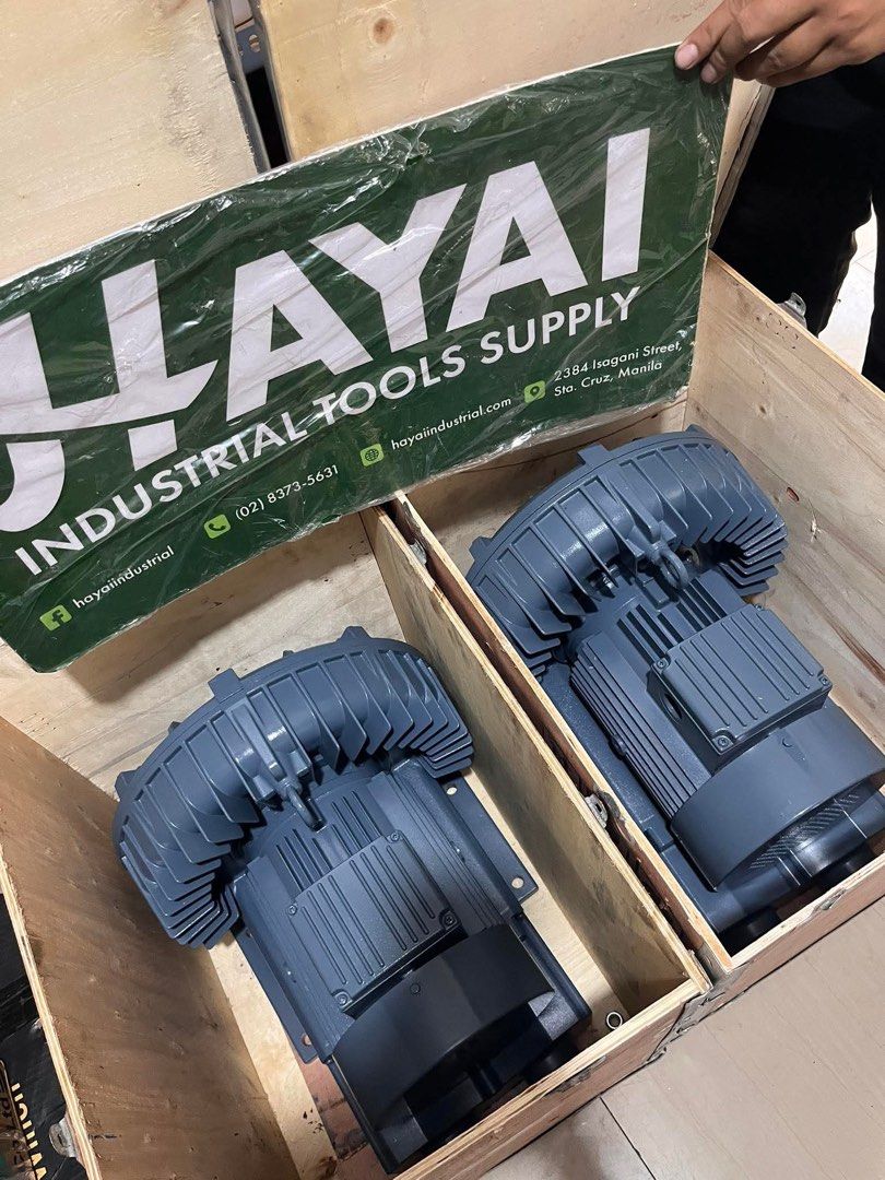 RING BLOWER FUJI BRAND 5hp 3phase (Category: Construction Tools & Equipment) located in Caloocan City. Submitted by joven_hayai (Listing ID 1361211767, Image 2). Description: HAYAI INDUSTRIAL TOOLS SUPPLY 📍Pin loc: Hayai Industrial Tools Supply 2384 Isagani Street, Sta. Cruz, Manila At Hayai Industrial Tools Supply, we’re more than just fast. For assistance with your industrial, hardware, and construction needs For Inquiries: Smrt/vbr:0️⃣9️⃣6️⃣1