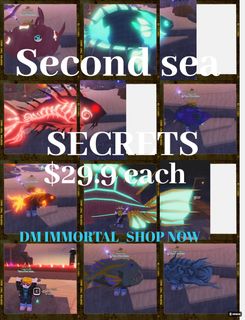 Roblox Fisch Second sea secrets 498049070736363520