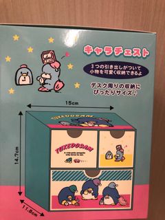 全新無開過正版，Sanrio tuxedosam企鵝收納小櫃桶收納盒64179999361155110