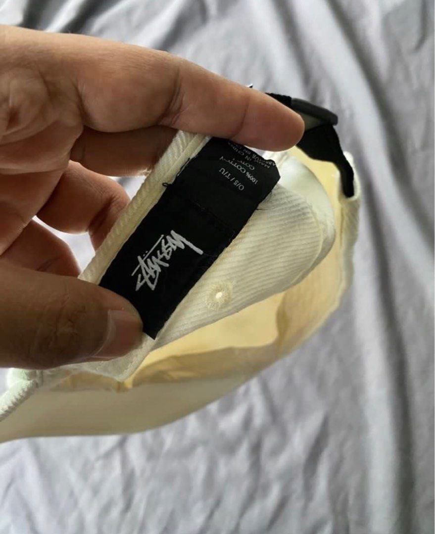 Stussy Logo Corduroy Panel Cap