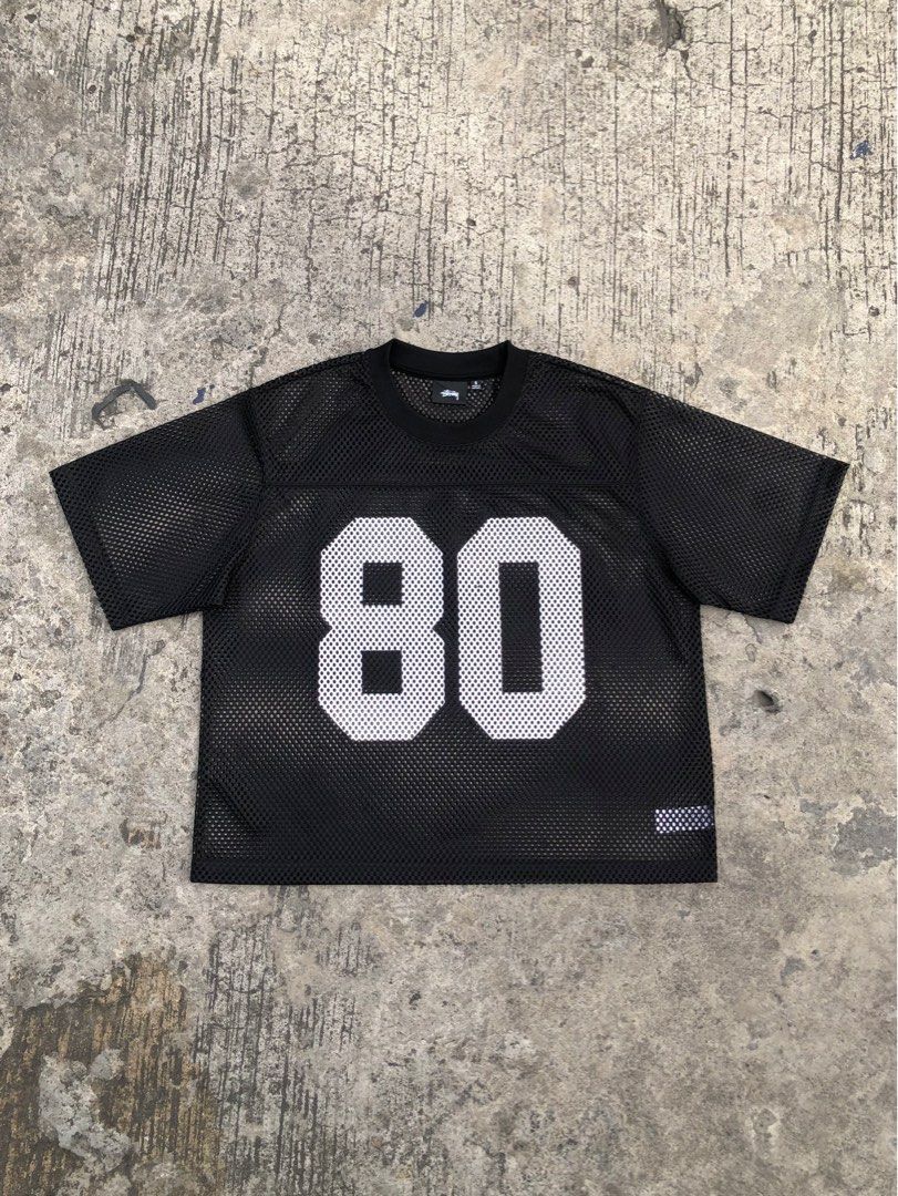 Stussy Mesh Team Jersey 80 (Black) (Category: Tshirts & Polo Shirts ) located in Caloocan City. Submitted by sneaky2k (Listing ID 1350004669, Image 2). Description: Stussy Mesh Team Jersey 80 (Black) 23x25 Excellent Condition Authentic Php 3,480 + SF (Repriced from Php 4,980) Rush! RFS: Hospital Bills Metro Manila location. Via J&T or Lalamove for same day delivery. DM me for more deets and pics!.