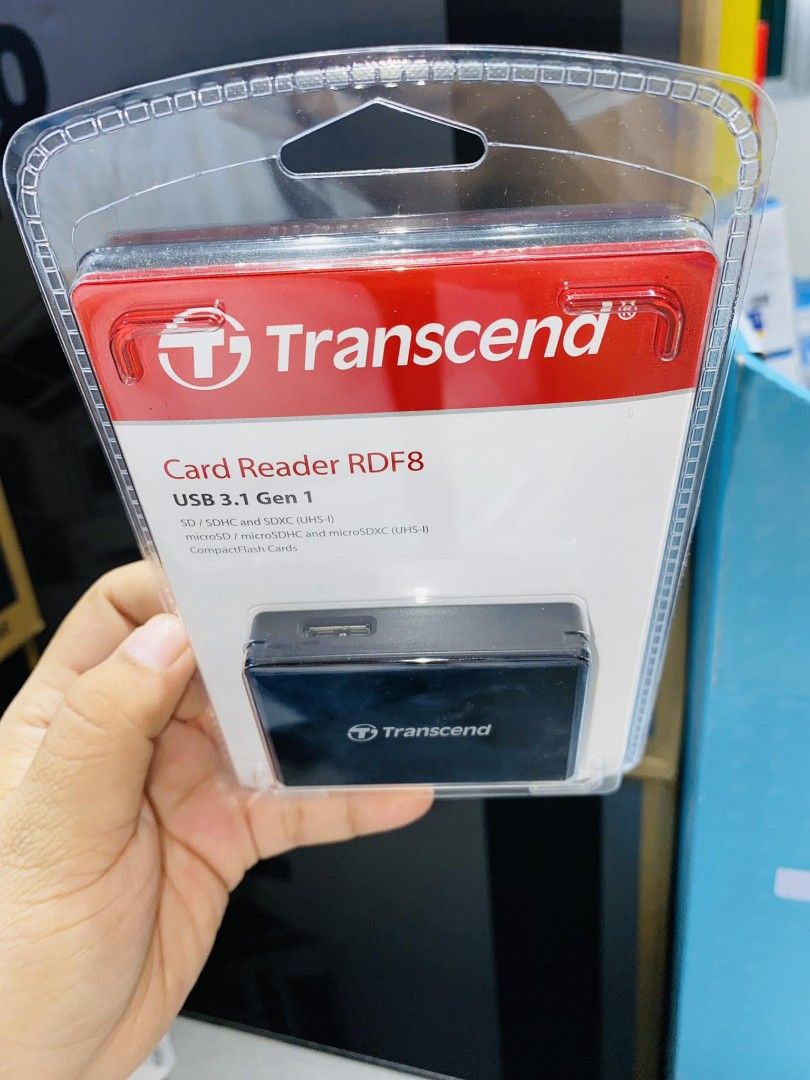 Transcend RDF8 microSD/SD/CF Card Reader USB 3.1 TS-RDF8K2 (Category: Computer Parts) located in Makati City. Submitted by slaccessoriesshop (Listing ID 1361246380, Image 2). Description: Transcend RDF8 microSD/SD/CF Card Reader USB 3.1 TS-RDF8K2 💥 ELECTRONICS, COMPUTER ACCESSORIES AND APPLIANCES 💥 All Items - Original / Brand New / Sealed We issue SALES INVOICE With WARRANTY RECEIPT With TECHNICAL SUPPORT Accepting BULK ORDERS We are OPEN EVER