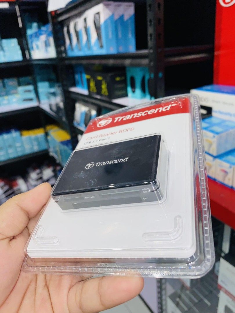 Transcend RDF8 microSD/SD/CF Card Reader USB 3.1 TS-RDF8K2 (Category: Computer Parts) located in Makati City. Submitted by slaccessoriesshop (Listing ID 1361246380, Image 1). Description: Transcend RDF8 microSD/SD/CF Card Reader USB 3.1 TS-RDF8K2 💥 ELECTRONICS, COMPUTER ACCESSORIES AND APPLIANCES 💥 All Items - Original / Brand New / Sealed We issue SALES INVOICE With WARRANTY RECEIPT With TECHNICAL SUPPORT Accepting BULK ORDERS We are OPEN EVER