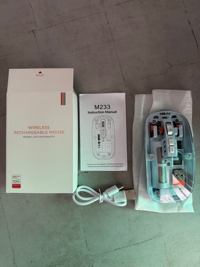 Transparent Wireless Rechargeable Mouse63205307537921114
