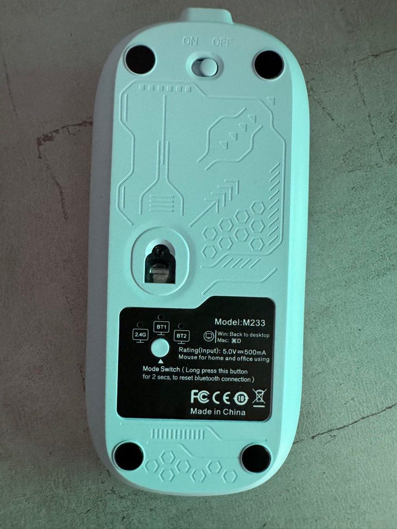 Transparent Wireless Rechargeable Mouse63205307537921112