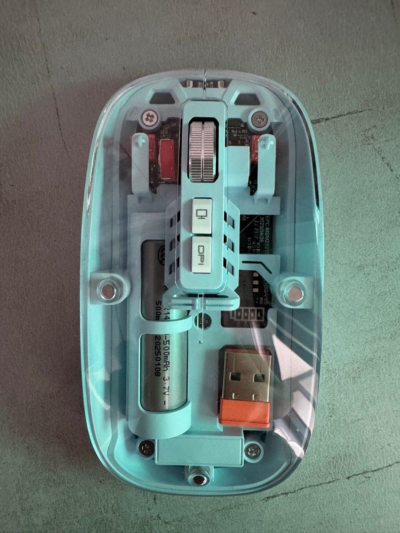 Transparent Wireless Rechargeable Mouse63205307537921111
