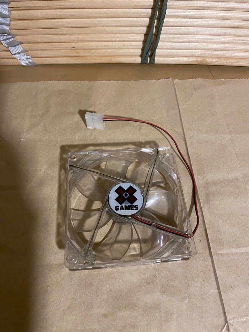 X-games RGB CPU Chassis fan (Category: Computer Parts) located in Manila. Submitted by spiderwithatophat (Listing ID 1361326313, Image 3). Description: No issues.