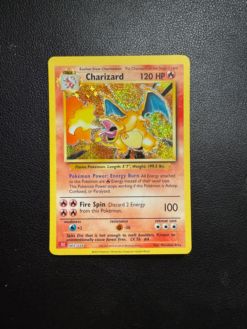 2023 CLC CHARIZARD, Hobbies & Toys, Toys & Games on Carousell