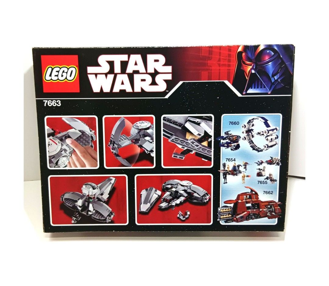 全新 LEGO積木 STAR WARS 星球大戰 7663 Sith Infiltrator 1盒, 興趣及遊戲, 玩具 & 遊戲類 ...