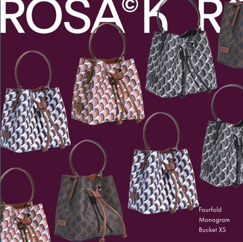 【ROSA.K】Forfold Monogram Bucket Bag XS_4colors Le Roseau XS Bucket bag Chestnut - Leather | Longchamp US