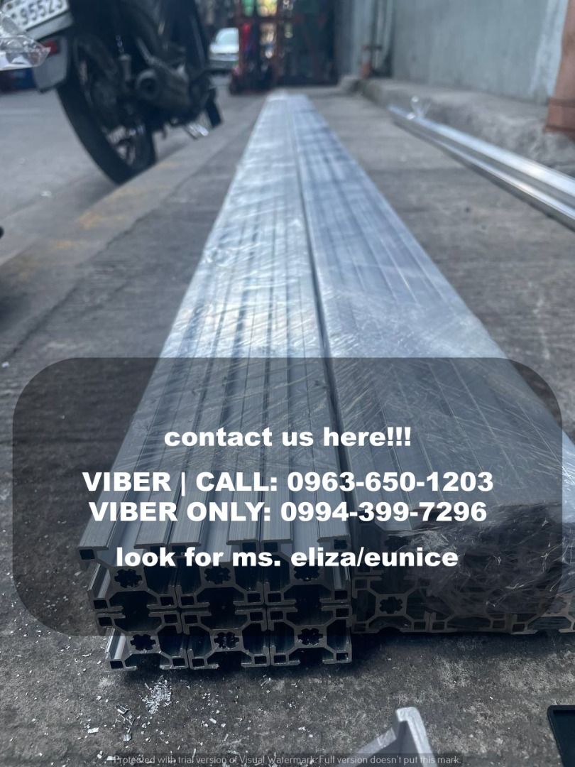 aluminum profile (Category: Other Home Furniture) located in Manila. Submitted by ramoseliza33488 (Listing ID 1356335070, Image 1). Description: " TAKEZO INDUSTRIAL SUPPLY" aluminum profile For inquiries and formal quotations, kindly call or message: 𝐂𝐨𝐧𝐭𝐚𝐜𝐭 𝐮𝐬 𝐡𝐞𝐫𝐞: Ms. Eliza Marie LOCATION 📍Manila Branch 📍Cavite Branch.